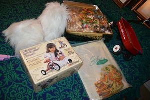 lot 356 image: Toys and crafts as shown