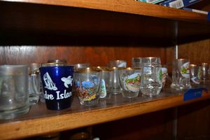 lot 382 image: Souvenir shot glasses