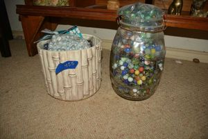 lot 455 image: Marbles - vintage and craft