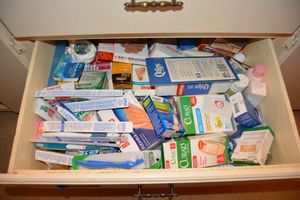 lot 488 image: Toothbrushes and band-aides