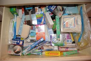 lot 489 image: Toothbrushes, band-aides and more
