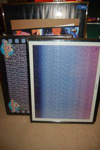 lot 444 image: 3D hidden image posters