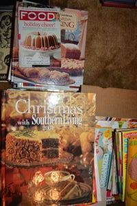 lot 408 image: Recipe books and magazines, see photos