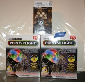 lot 403 image: Projector lights for indoor and outdoor decoration