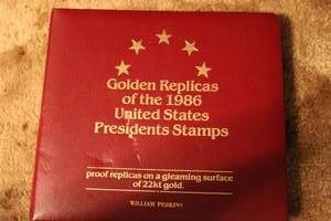 lot 380 image: Gold Replica stamp album