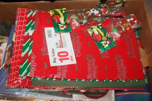 lot 443 image: Christmas gift bags and boxes