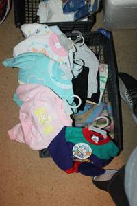 lot 470 image: Baby clothes, Aprons and Misc. clothes