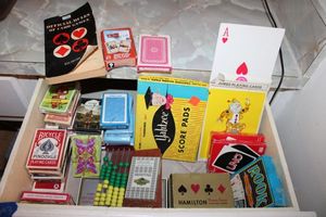 lot 603 image: Card decks and games