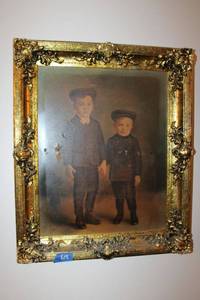 lot 618 image: Antique portrait as shown