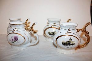 lot 705 image: Porcelain sippy cups, see photos