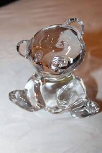 lot 741 image: Anna Hutte Lead crystal Teddy Bear figurine - 4.5 tall