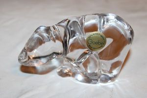 lot 742 image: Goebel Lead crystal Bear figurine - 4.5 long