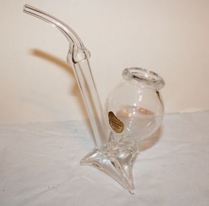 lot 752 image: Joska Lead Crystal pipe figurine