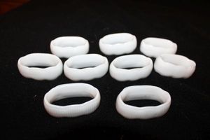 lot 779 image: Porcelain napkin rings Kaiser markings