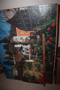 lot 440 image: Glued puzzle art
