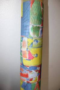 lot 867 image: Fabric Bolt - Colorful characters