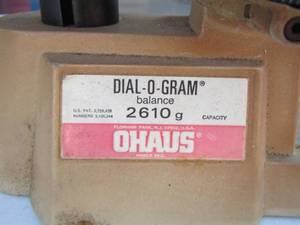 lot 37 image: dial-o- gram 2619g scale