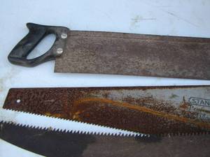 lot 38 image: handsaws