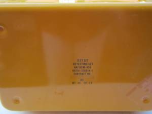 lot 53 image: yellow testing case
