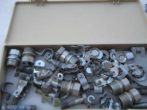 lot 69 image: various washers and bolts