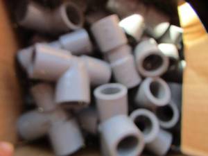 lot 78 image: pvc 3 way pipe fittings