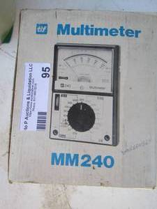 lot 95 image: MULTIMETER MM240  in case