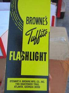 lot 14 image: BROWNES Tufflight  Flashlight qty 7 new