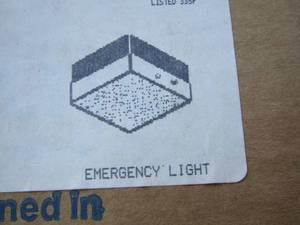 lot 208 image: EMERGENCY FLOOD LIGHTS   QTY 3  RETAIL 279.95 EACH    X$$$