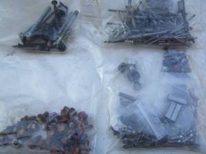 lot 214 image: SCREWS, RIVOTS,  BOLTS