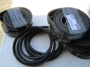 lot 219 image: VARIIOUS AUTOMOTIVE BELTS