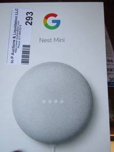 lot 293 image: GOOGLE NEST MINI 2ND GENERATION