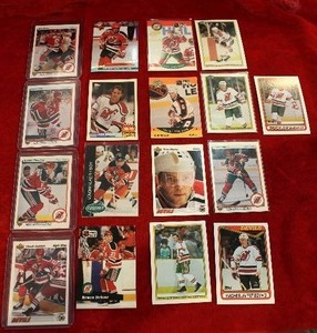 lot 88 image: New Jersey Devils Hockey Trading Cards