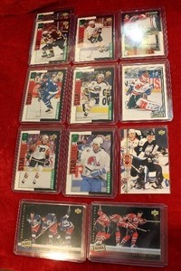 lot 79 image: Rookie Upper Deck Hockey Cards
