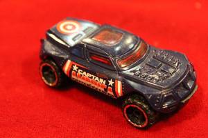 lot 275 image: Captain America Hot Wheels Vehicle