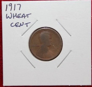 lot 19 image: 1917 Wheat Cent