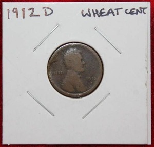 lot 43 image: 1912 D Wheat Cent
