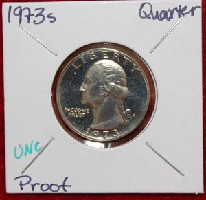 lot 69 image: 1973 S Washington Quarter Proof