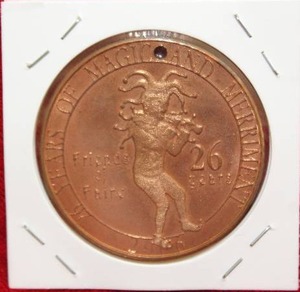 lot 89 image: 2006 Renaissance Festival Friend of the Faire Coin