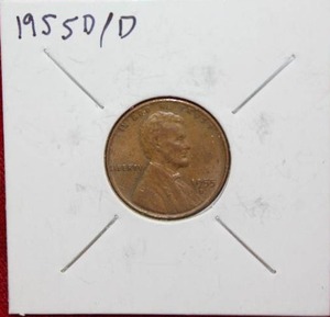 lot 146 image: ERROR 1955 D Lincoln Cent