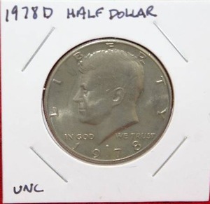 lot 160 image: 1978 D Kennedy Half Dollar