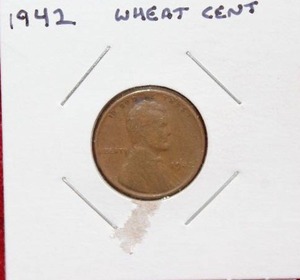 lot 167 image: 1942 Wheat Cent