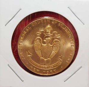 lot 173 image: The Cathedral Church of St. John The Divine, New York Coin