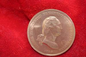 lot 241 image: Washington, Peace and Friendship Copper Coin
