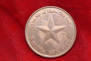 lot 263 image: One Ounce Republic of Texas Copper Coin