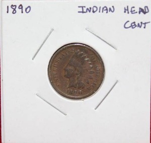 lot 294 image: 1890 Indian Head Cent