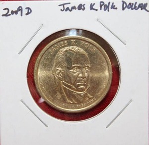 lot 333 image: 2009 D James K Polk Dollar