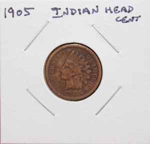 lot 340 image: 1905 Indian Head Cent