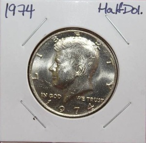 lot 412 image: 1974 Kennedy Half Dollar