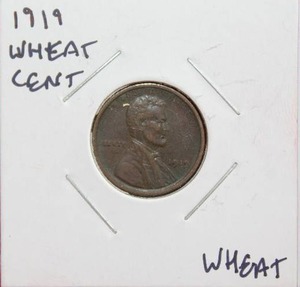 lot 426 image: 1919 Wheat Cent