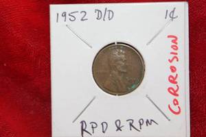 lot 445 image: ERROR 1952 D Lincoln Cent
